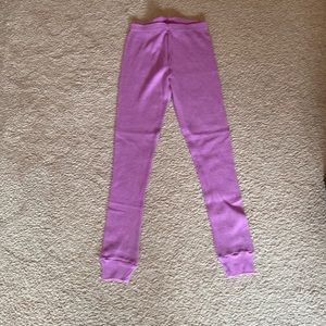 Miss popular size 10/12 purple leggings, waffled texture
